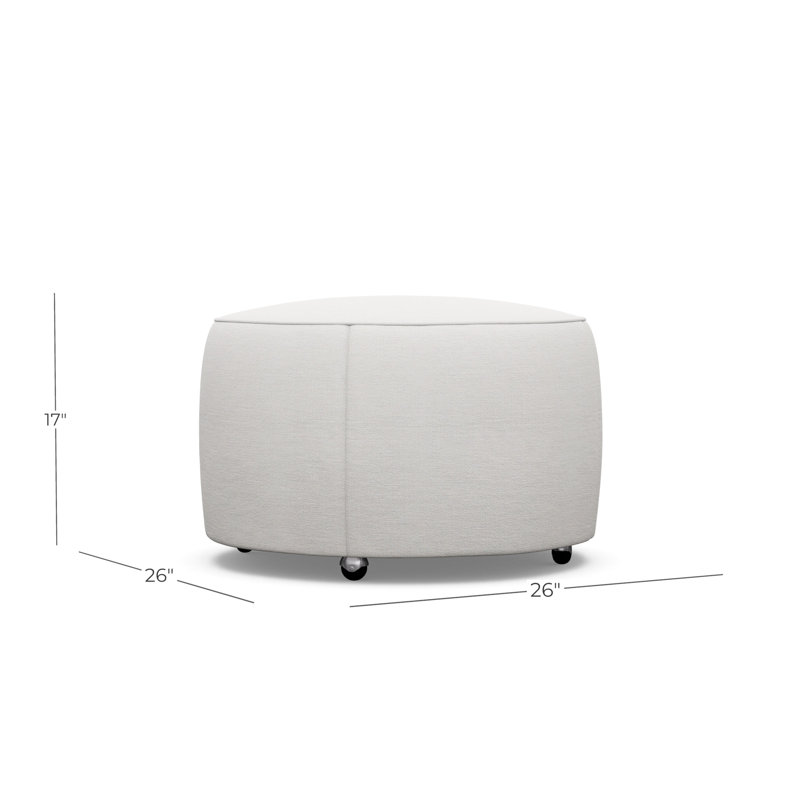 Bruno Round Ottoman, 9907-99