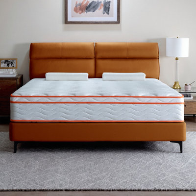 Premium 12 Inch Euro Top Hybrid King Mattress - Medium Firm for Enhanced Back & Lumbar Support, Motion Isolation, Pressure Relief & 100-Night Trial