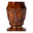 Reeded Extendable Oval Solid Wood Dining Table-24854592