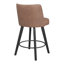 Tabouret de comptoir pivotant en bois massif Norflett-875811955