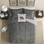 Ensembles de literie douillets en sherpa douillet, polyester moelleux, conception rustique pour la maison