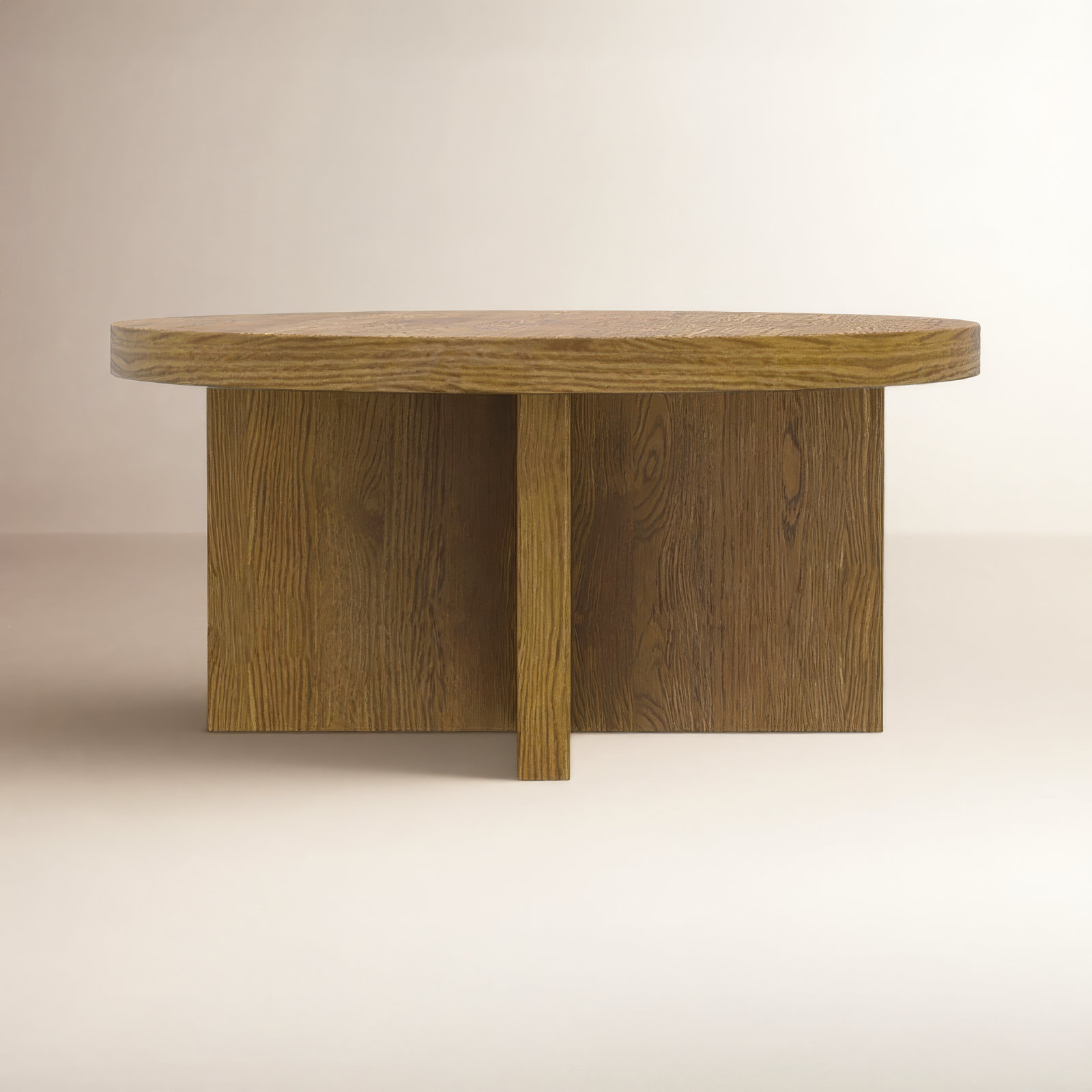 Crosby 36" Coffee Table, Oak