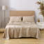 Ensemble de draps en lin kaki-130094556