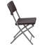 Chaise pliante en rotin Johnson Johnson avec cadre gris