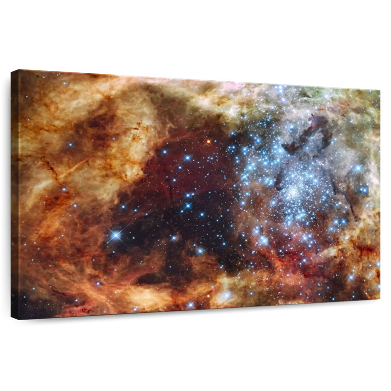 Amas d'étoiles globulaires Oberle, H 20 po x l 30 po