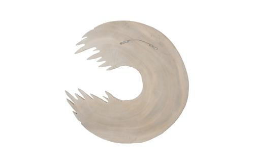 Vine Wall Flower, Bleached, 25" H x 25" W x 2.5" D