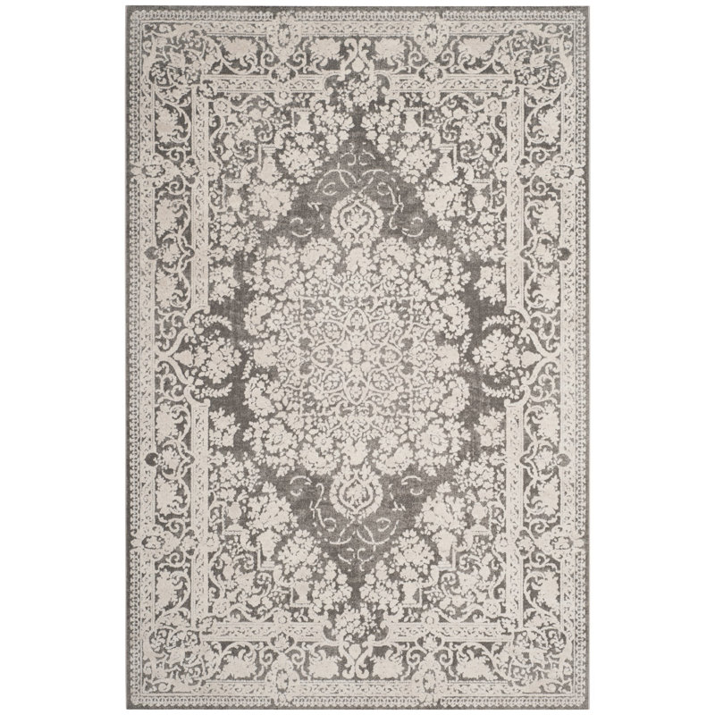 Espinal Oriental Area Rug, Rectangle 183 x 274 cm, Cream/Ivory