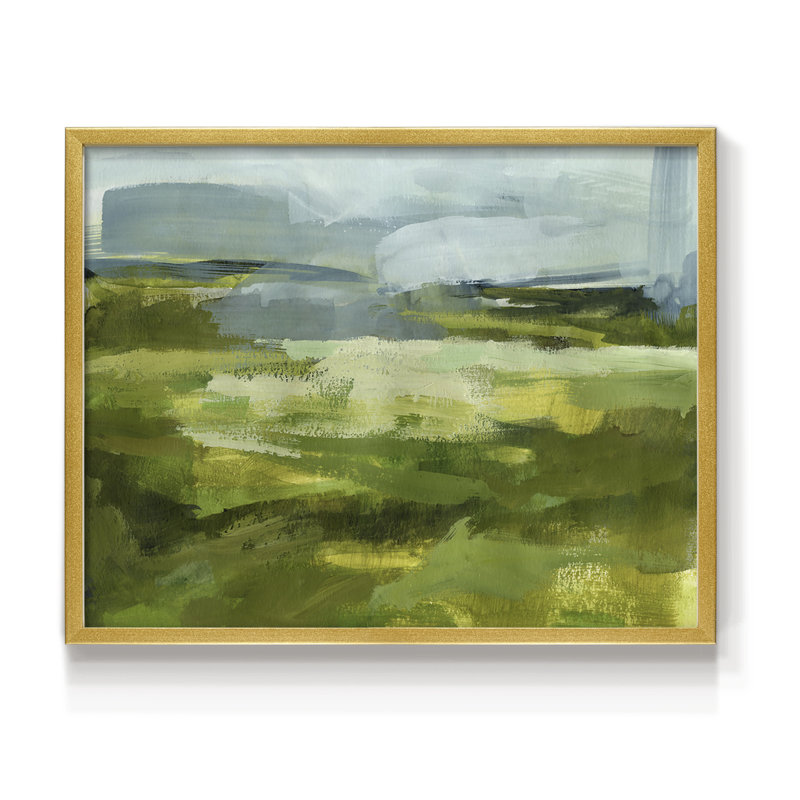 Emerald View I - Reproduction encadrée - Restickable, H 8 po x l 10 po