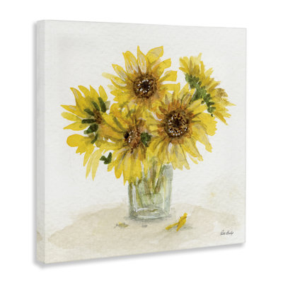 «Sunflower Jar Watercolor» par Patti Bishop