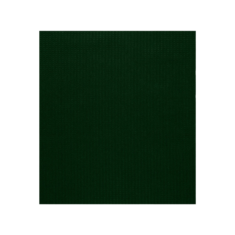 Tapis d'intérieur / extérieur tissé à la machine de couleur unie vert forêt, Carré 5 pi