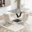Chaise d'appoint rembourrée en velours Elian-293064307