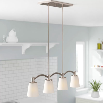 Alejandre 4-Light Steel Linear Pendant