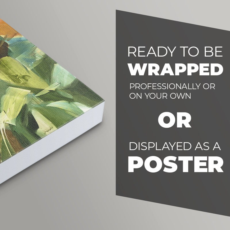 Just Peachy - Impression sur toile seulement - NON-CADRE, H 60 po x l 40 po