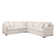 Canapé modulaire rembourré 3 pièces Brentwood