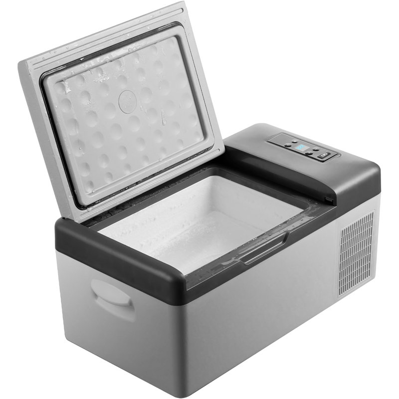 Compact Silver Smart Portable Car Refrigerator for RV
