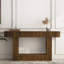 Console de 62,9 po de longueur, console rectangulaire en bois derrière le canapé, table d'entrée de ferme, couloir, salon. Table d'appoint étroite pour le salon, le vestibule, l'entrée.