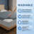 Merrillville Alwyn Home Premium 2-Inch Memory Foam Mattress Topper with Cooling Gel-349719789-337462297