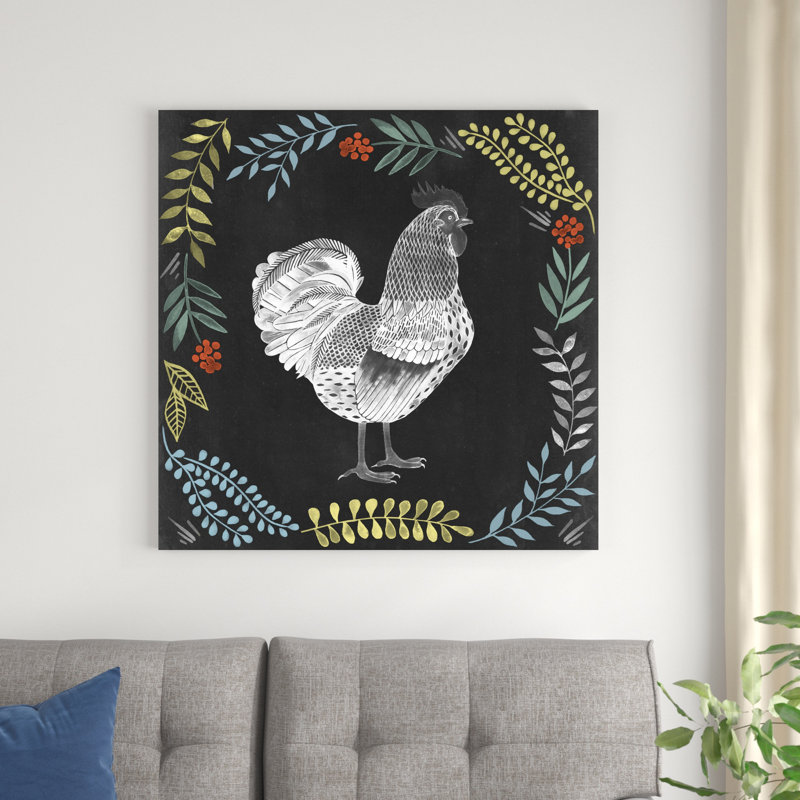 Tableau noir ferme II, H 36 po x l 36 po x P 1,25 po