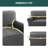 Jacquard Waterproof Slipcover Machine Washable Stretch Sofa Covers 1 Piece with Elastic Bottom Furniture Protector for Kids & Pets(1 Cushion Armchair)-392955233-379754135