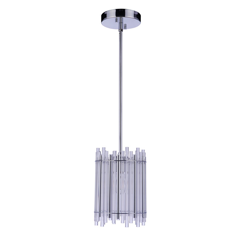 Luminaire suspendu cylindrique 1 lumière Afrim