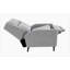 Fauteuil inclinable manuel avec dossier haut pour le salon-1369736876