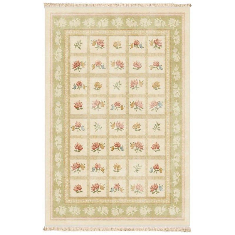 Tapis transitionnel Lotus Ivory Lotus Grid