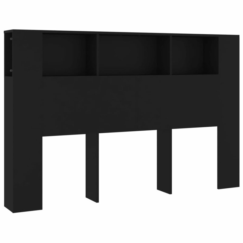 Macungie Headboard, 105cm H x 160cm W x 19cm D, Black