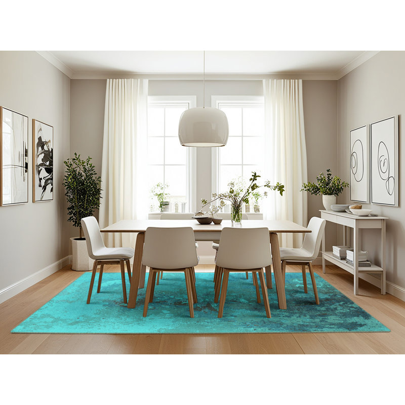 Abstract Indoor Rug, Rectangle 7' x 10'