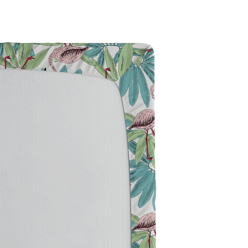 Drap-housse d'été Ambesonne à motif flamant rose Aloha, Twin Fitted Sheet