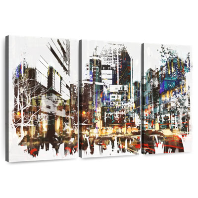 Sireci Abstract Cityscape Acrylic