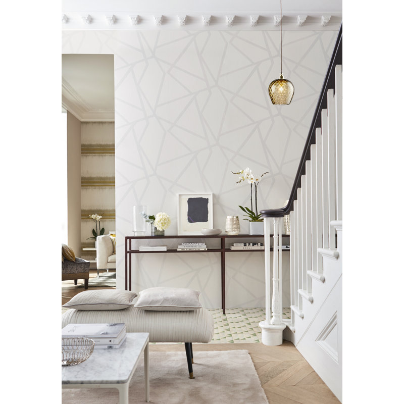 Sumi Shimmer Wallpaper, Linen
