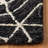 Brindy Hand Tufted Wool/Cotton Geometric Rug in Charcoal/Ivory-1899681998