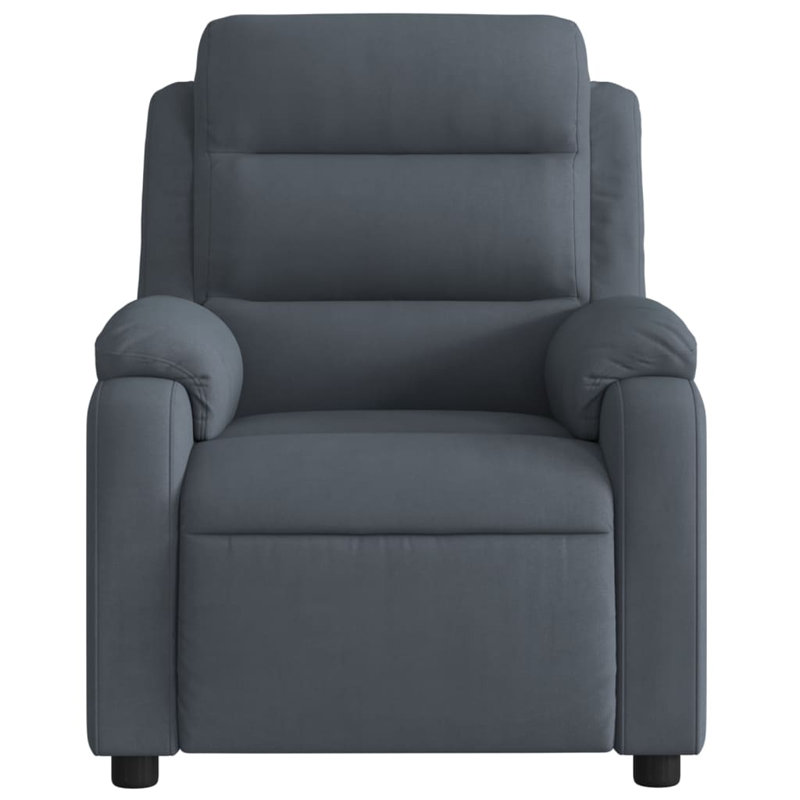 Fauteuil de massage, Polyester gris foncé