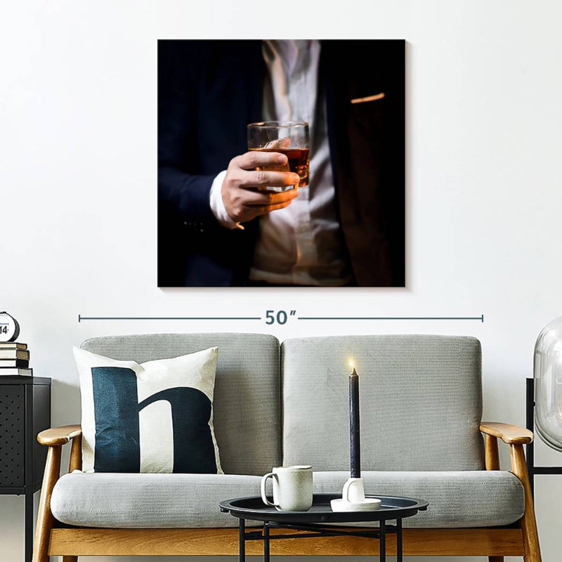 Yarlin Chic Whiskey, 30" H x 30" W