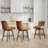 Extra-Wide 360° Swivel Bar Stool With Pocket Spring Seat & Solid Wood Base-1781230771