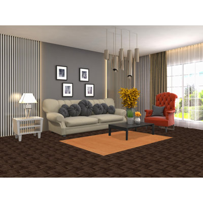 Tapis décoratif moderne fait à la main Gabbeh 4 x 6