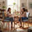 Solid Wood Upholstered Dining Chairs-1284124901