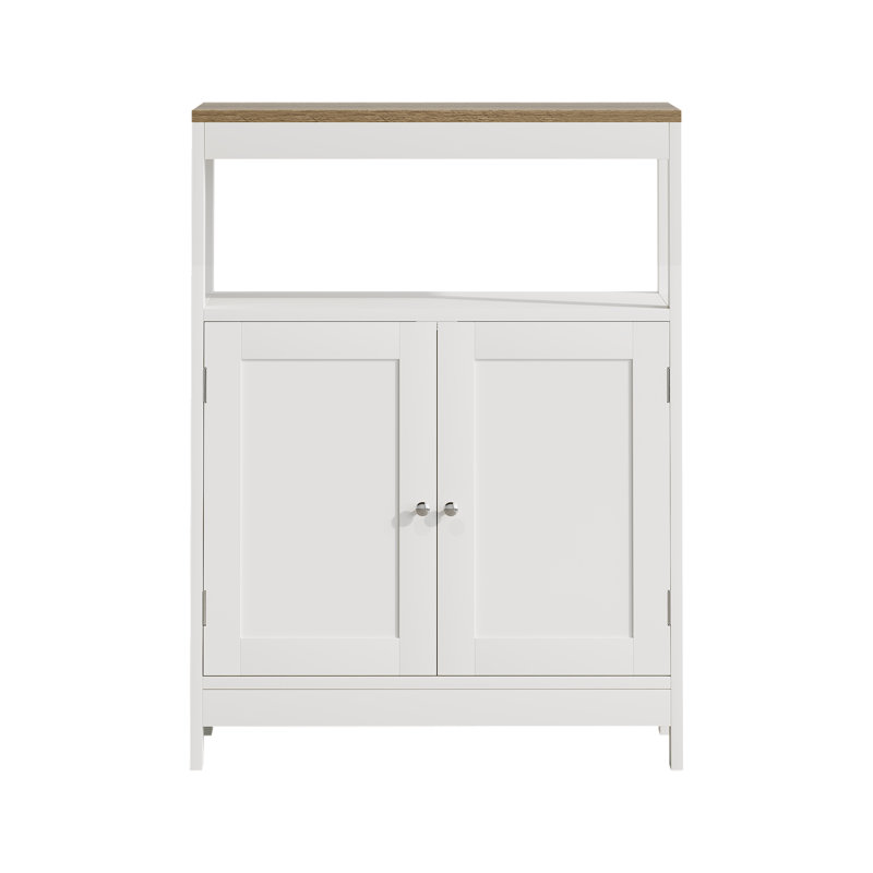 Free-Standing Bathroom Cabinet With Adjustable Shelf