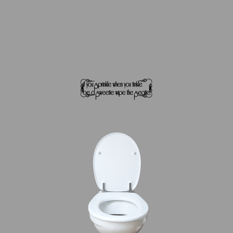 Text & Numbers Non-Wall Damaging Wall Decal, Black