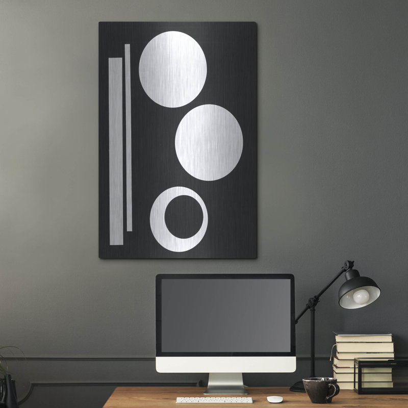 Art mural en métal «Prestige IV» par Regina Moore, H 36 po x l 24 po