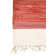 Druggets Cotton Striped Area Rug in Red/Ivory