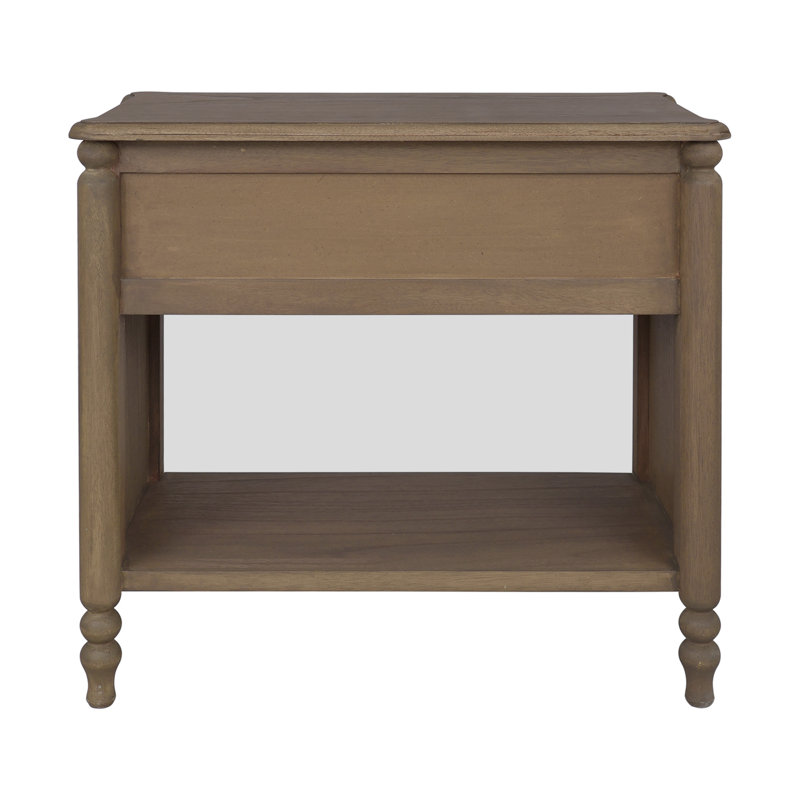 Table de chevet avec tiroir et tablette Ashford, 28 po, brun châtaignier Ashford, Brun châtaigne