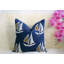 Housse de coussin en coton brodé Harmon