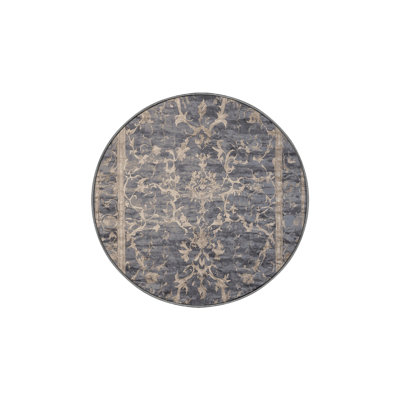 Machine Washable Gray Area Rug