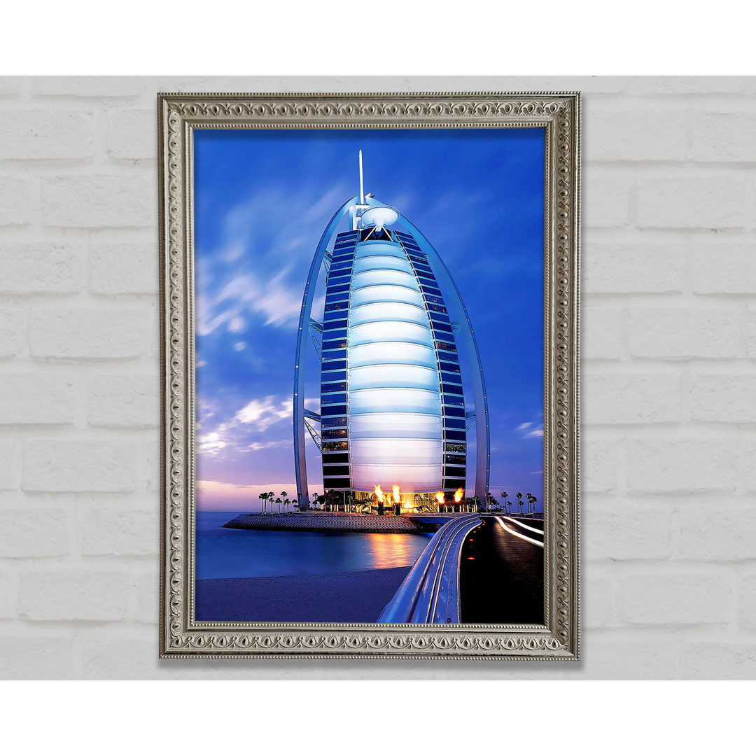 Dubai Beach Front Building - Einzelner Bilderrahmen Kunstdrucke