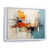 White Floater Framed