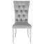 Ensemble de 2 chaises d'appoint à dossier capitonné Allessandra-1699196139