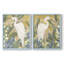 Floral Egret I-Premium, reproduction encadrée prête à accrocher - aucun clou requis - aucun clou requis-1636789456-1636789457