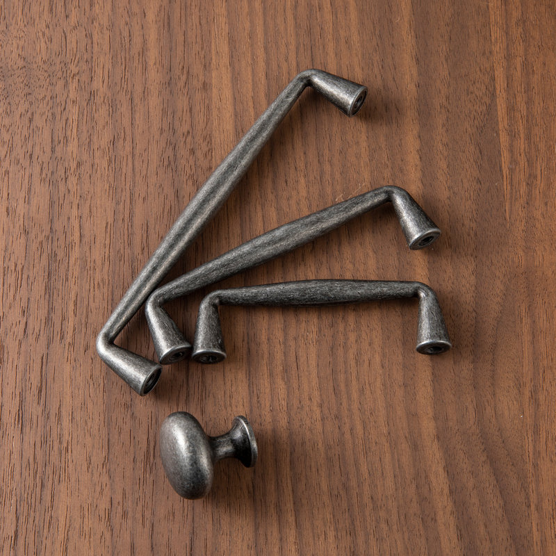 Poignée de centre à centre, 7.56", Nickel patiné