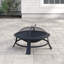 Cathryn Round Steel Smokeless Fire Pit